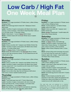 Beginning Keto Meal Plan Free